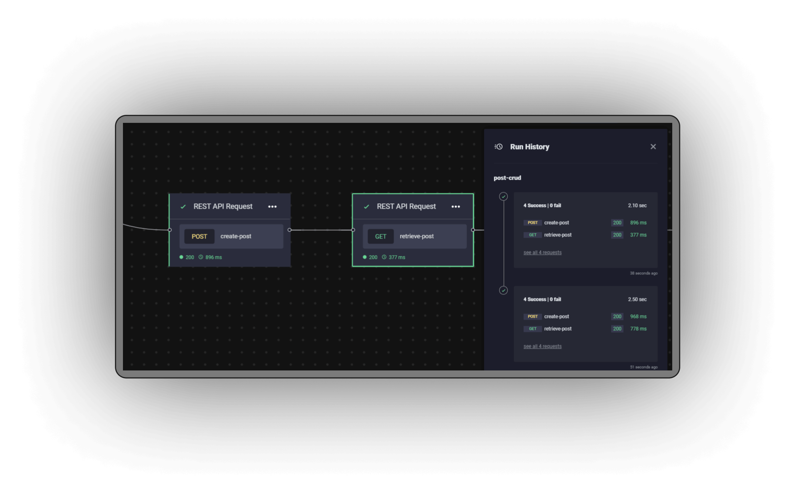 Overlay visual representation